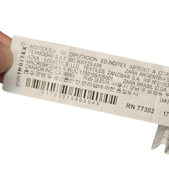 Mens L Black Cuffed Casual Jogger Sweatpants Street Outdoor Athleisure Zara - Picture 16 of 16